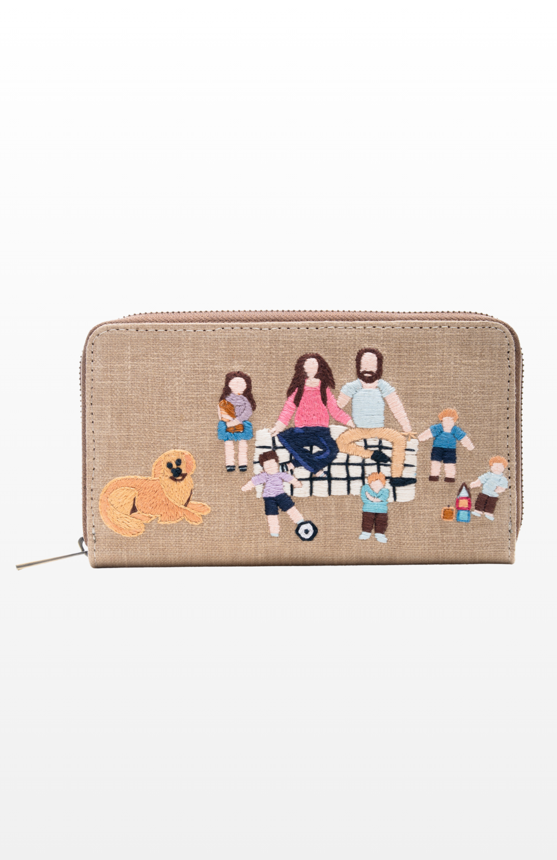 Family Picnic wallet by the brand Story of Strings. 