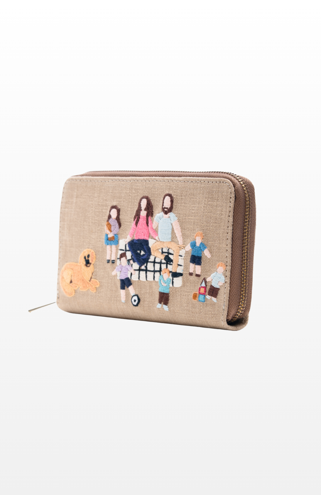 Family Picnic wallet by the brand Story of Strings.