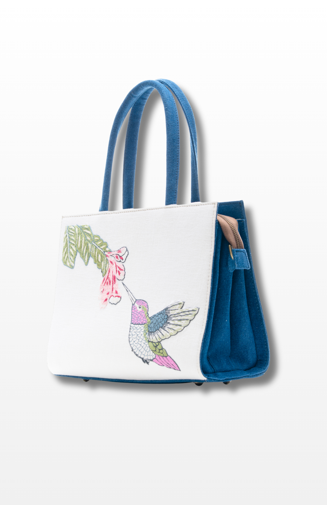 Feather & Bloom tote bag by the brand Story of Strings.