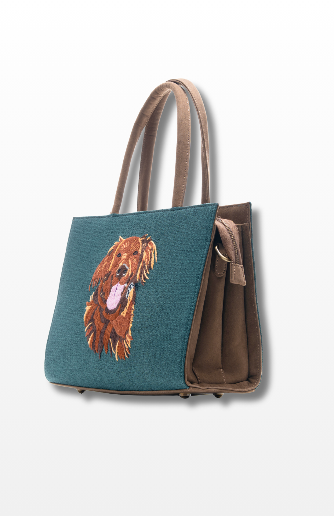Fur-Ever Mine (Teal) tote bag by the brand Story of Strings.