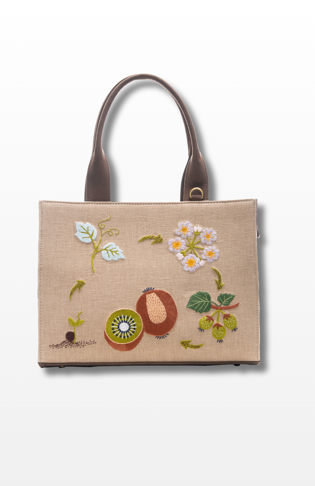 Kiwi Orchard handbag by the brand Story of Strings.