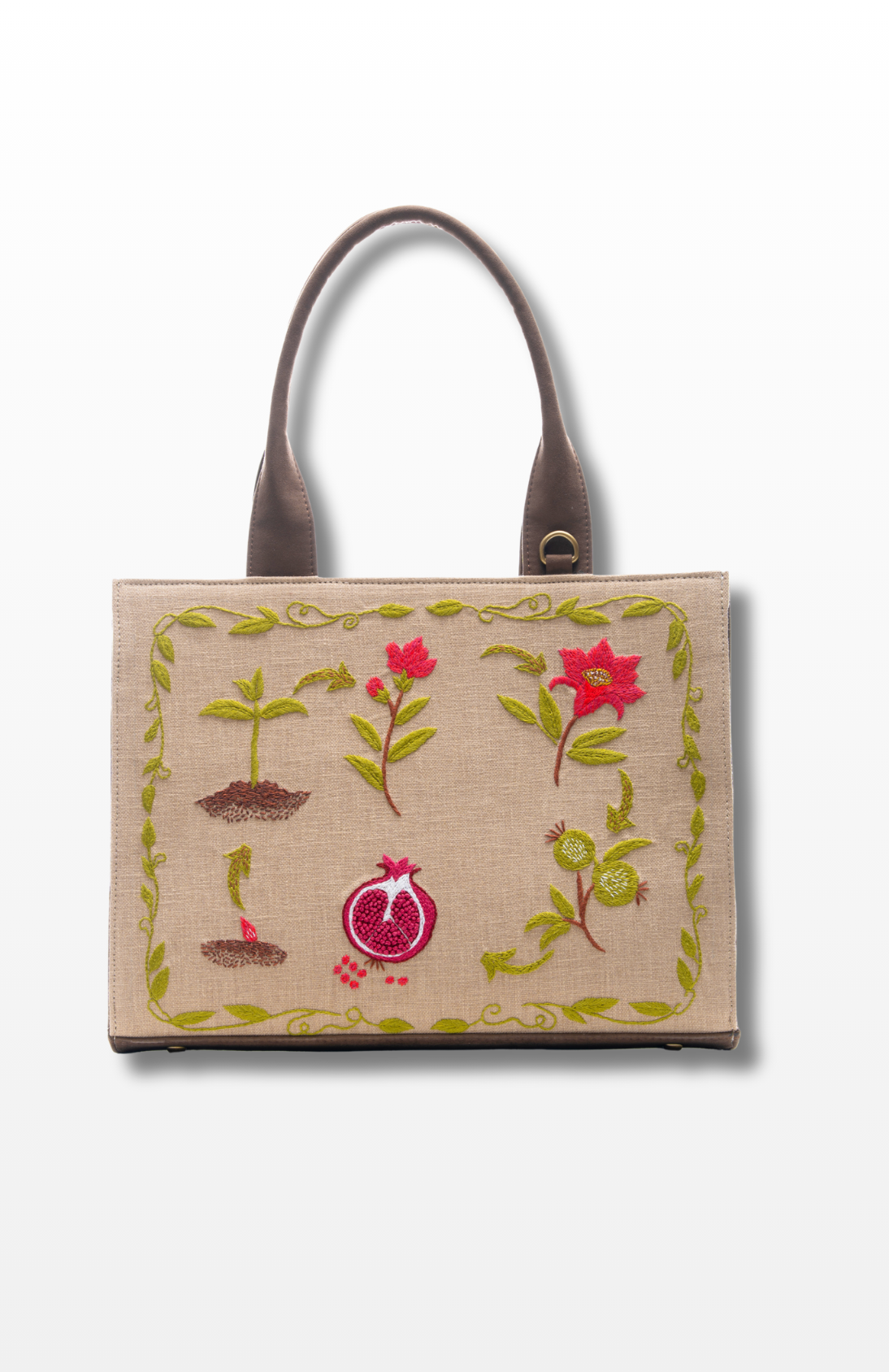 Seed to Jewel handbag by the brand Story of Strings.