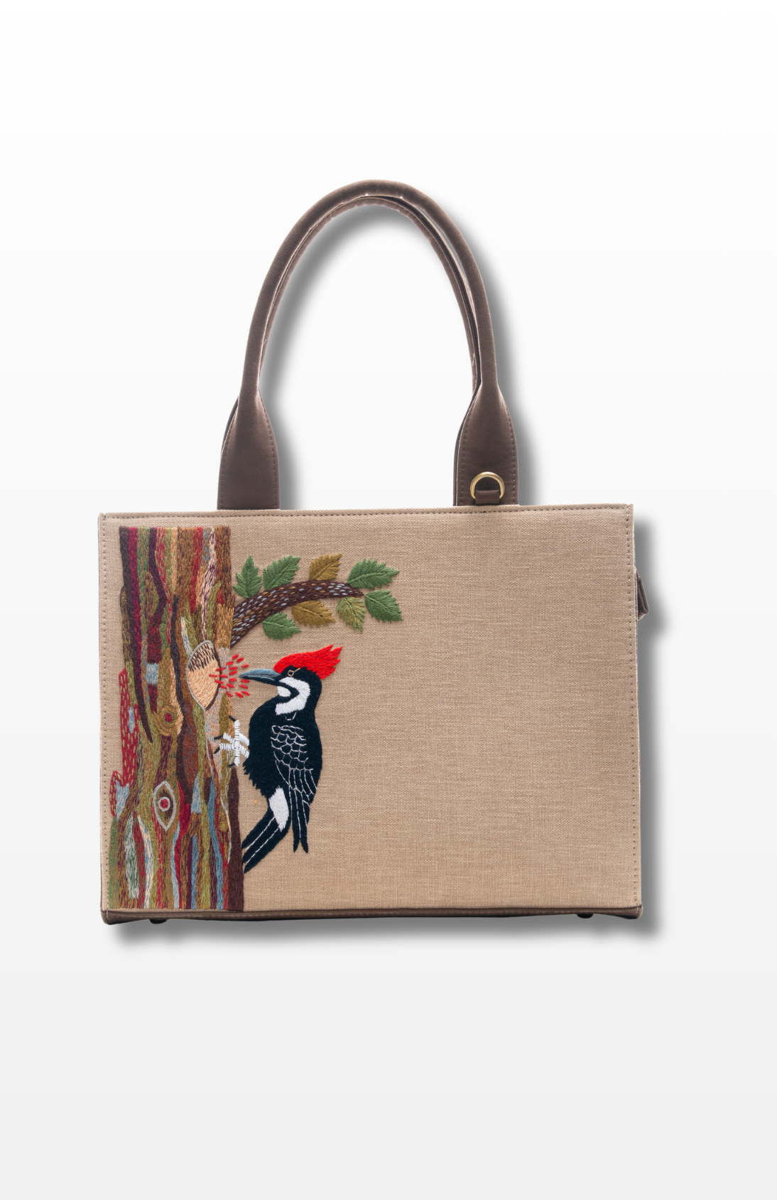 Woodpecker's Rhythm tote bag by the brand Story of Strings.